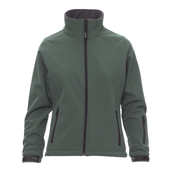 Jacheta softshell Payper Sunny Femei - 93% polyester + 7% elastane - Toamna-Iarna - 330 g/m2