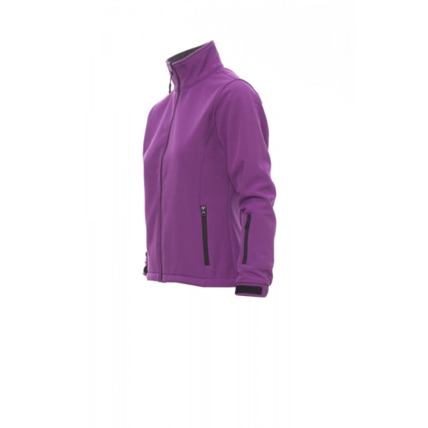 Jacheta softshell Payper Sunny Femei - 93% polyester + 7% elastane - Toamna-Iarna - 330 g/m2