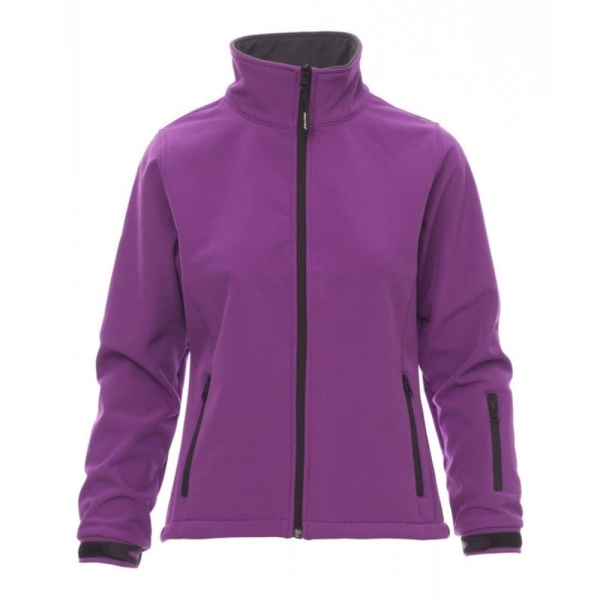 Jacheta softshell Payper Sunny Femei - 93% polyester + 7% elastane - Toamna-Iarna - 330 g/m2