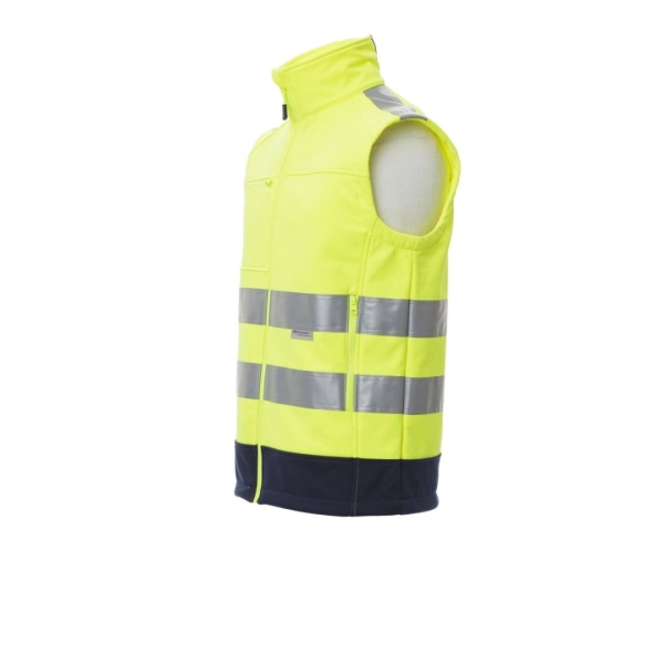 Vesta softshell Payper Traffic pentru Barbati, 100% polyester Soft shell, Toate anotimpurile, 310 g/m2