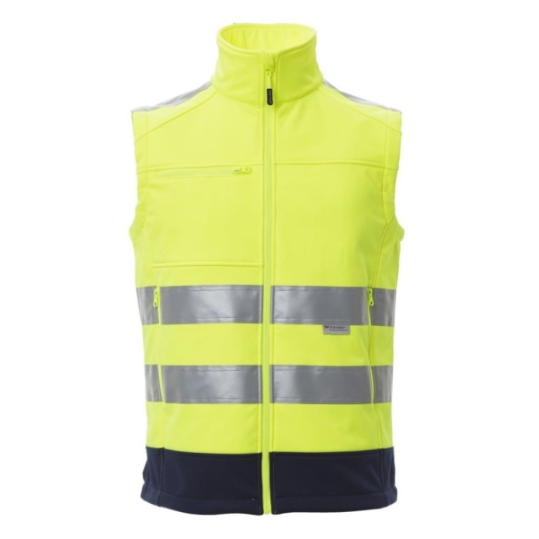 Vesta softshell Payper Traffic pentru Barbati, 100% polyester Soft shell, Toate anotimpurile, 310 g/m2