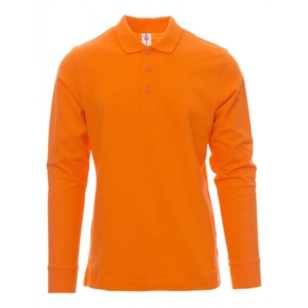 Tricou polo cu maneca lunga Payper Verona Barbati 100% Bumbac Toate anotimpurile 185 g/m2