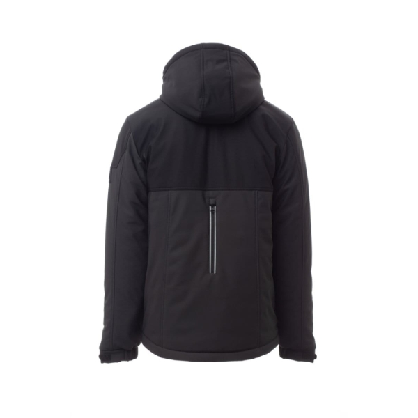 Jacheta softshell de iarna barbati din 78% Nylon + 22% Elastan, 330 g/m2