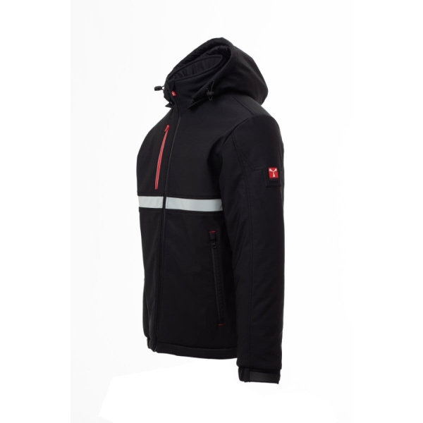 Jacheta softshell de iarna barbati din 78% Nylon + 22% Elastan, 330 g/m2