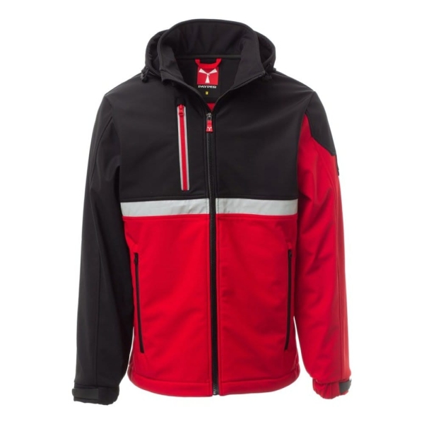 Jacheta softshell de iarna barbati din 78% Nylon + 22% Elastan, 330 g/m2