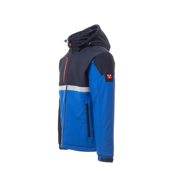 Jacheta softshell de iarna barbati din 78% Nylon + 22% Elastan, 330 g/m2