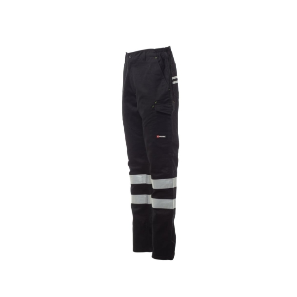 Pantaloni talie Payper Worker Reflex Unisex 100% Bumbac Sanfor Twill Toate anotimpurile 260 g/m2
