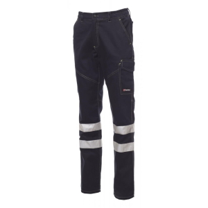 Pantaloni talie Payper Worker Reflex Unisex 100% Bumbac Sanfor Twill Toate anotimpurile 260 g/m2