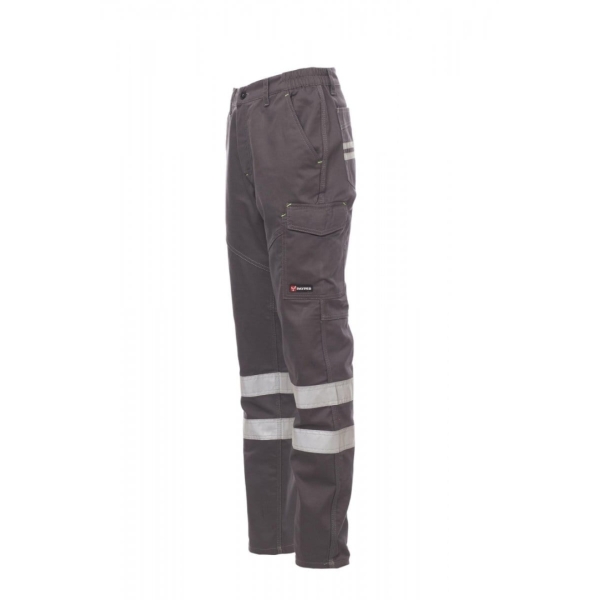 Pantaloni talie Payper Worker Reflex Unisex 100% Bumbac Sanfor Twill Toate anotimpurile 260 g/m2