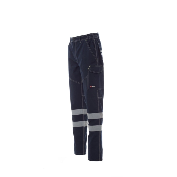 Pantaloni talie Payper Worker Summer Reflex Unisex 100% Bumbac Twill ripstop Vara 210 g/m2