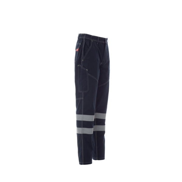 Pantaloni talie Payper Worker Summer Reflex Unisex 100% Bumbac Twill ripstop Vara 210 g/m2