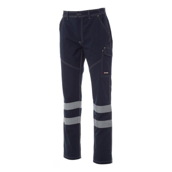 Pantaloni talie Payper Worker Summer Reflex Unisex 100% Bumbac Twill ripstop Vara 210 g/m2