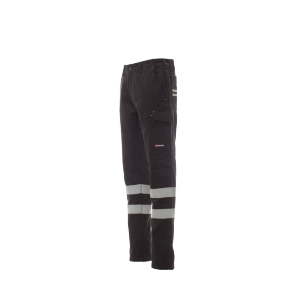 Pantaloni talie Payper Worker Winter Reflex Unisex - 100% Bumbac Satin periat - Iarna - 350 g/m2