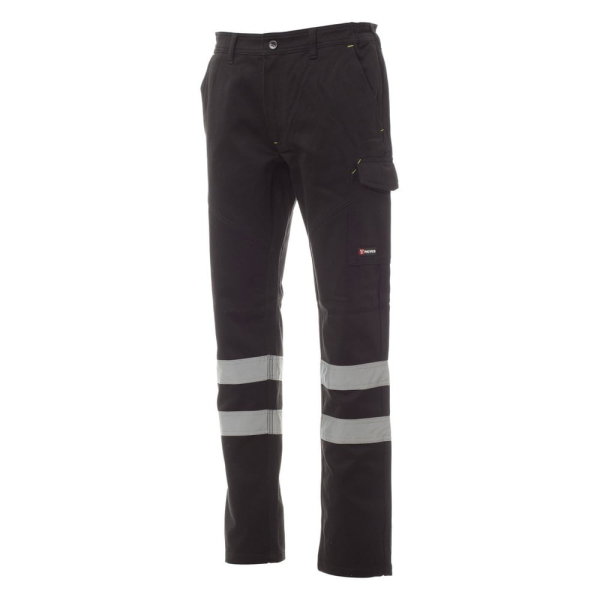 Pantaloni talie Payper Worker Winter Reflex Unisex - 100% Bumbac Satin periat - Iarna - 350 g/m2