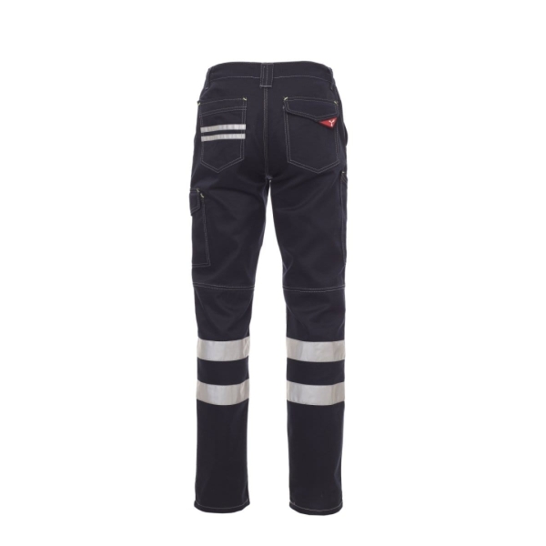 Pantaloni talie Payper Worker Winter Reflex Unisex - 100% Bumbac Satin periat - Iarna - 350 g/m2