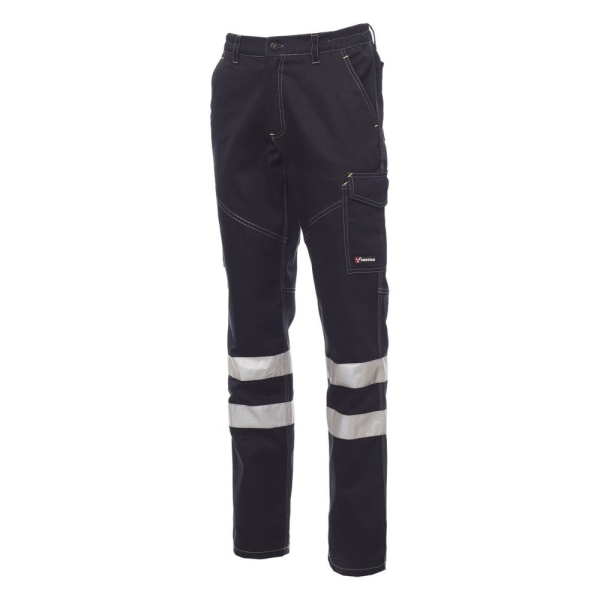Pantaloni talie Payper Worker Winter Reflex Unisex - 100% Bumbac Satin periat - Iarna - 350 g/m2