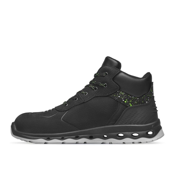 Bocanci Exena Mars S3 ESD SRC - material rezistent la abraziune, Energy, PU 2D, Tip burduf - dublata cu material spongios