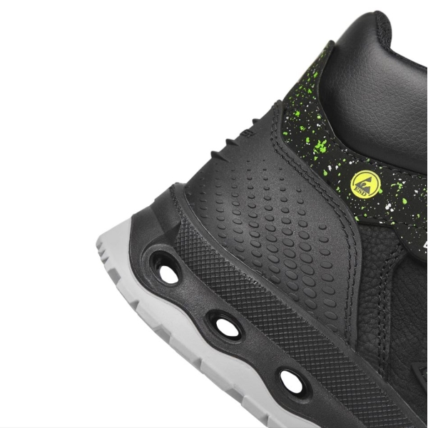 Bocanci Exena Mars S3 ESD SRC - material rezistent la abraziune, Energy, PU 2D, Tip burduf - dublata cu material spongios