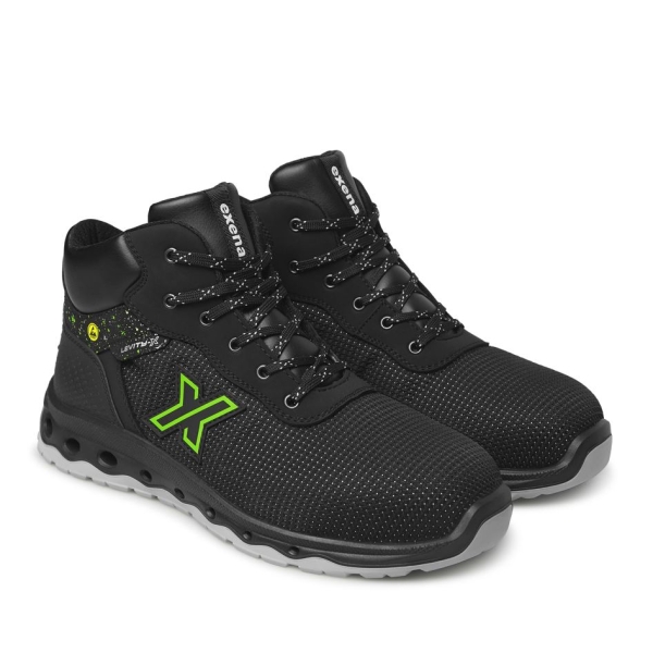 Bocanci Exena Saturn S3 ESD SRC - material rezistent la abraziune Energy PU 2D cu Tip burduf - dublata cu material spongios