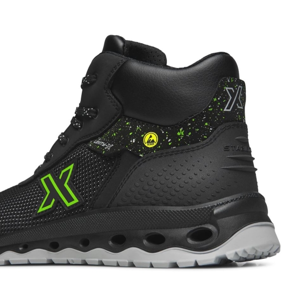 Bocanci Exena Saturn S3 ESD SRC - material rezistent la abraziune Energy PU 2D cu Tip burduf - dublata cu material spongios