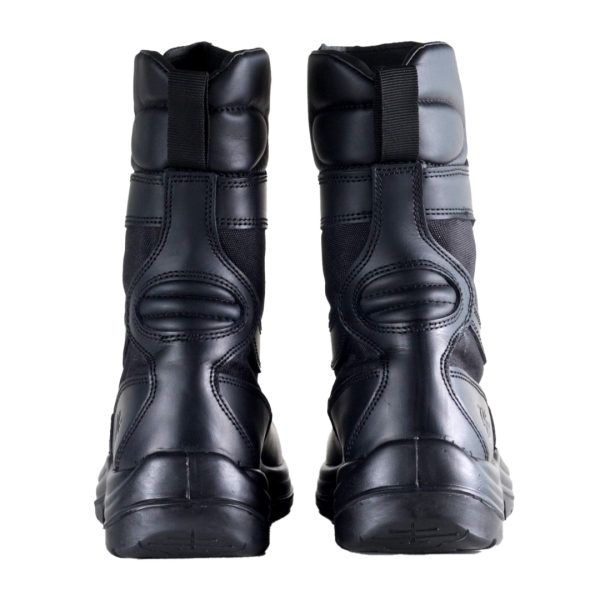 Bocanci paza pentru agenti de securitate Sirin Burebista 02 FO WR SRC, membrana impermeabila, PU 2D, tip burduf dublata cu material spongios, insiretare prin perforatii consolidate cu capse metalice