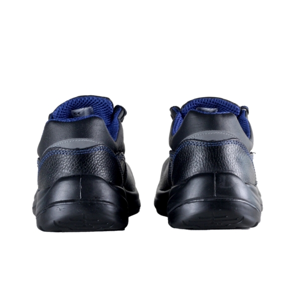 Pantofi Sirin Cindrel New S1P SRC -rezistent la abraziune, PU 2D, Tip burduf, Insiretare prin perforatii consolidate cu capse metalice