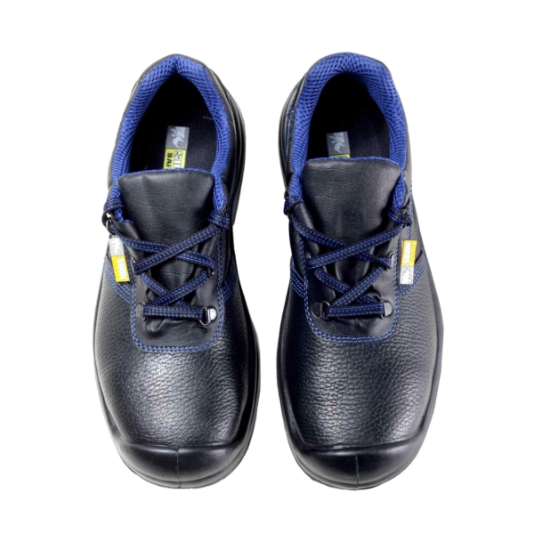 Pantofi Sirin Cindrel New S1P SRC -rezistent la abraziune, PU 2D, Tip burduf, Insiretare prin perforatii consolidate cu capse metalice