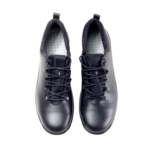 Pantofi Sirin Dapyx S2 SRC,rezistent la abraziune, asigură aerisirea piciorului, lipită din poliuretan dublă densitate, tip burduf - dublată cu material spongios, înșiretare prin perforații consolidate cu capse metalice