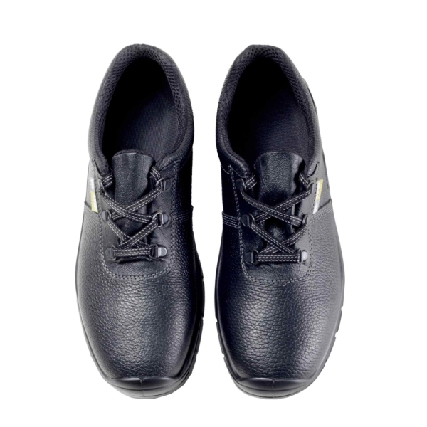 Pantofi Sirin Havad 01 SRC,PU 1D, Tip burduf - dublata cu material spongios, Insiretare prin perforatii consolidate cu capse metalice