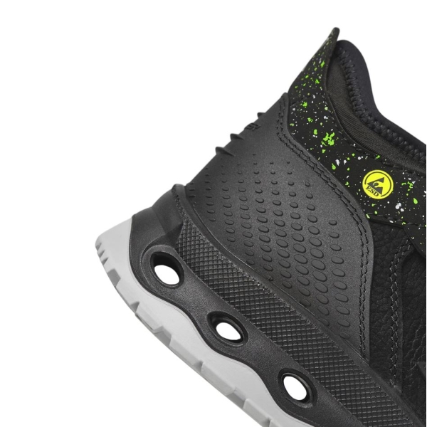 Pantofi Exena Mercury S3 ESD SRC - rezistent la abraziune Energy PU 2D Insiretare prin perforatii consolidate cu capse metalice