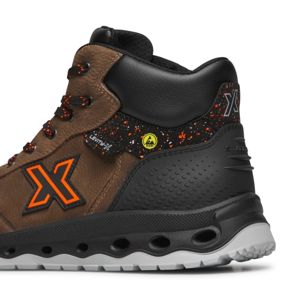 Bocanci de protectie S3 ESD SRC din piele pigmentata, EXENA URANUS