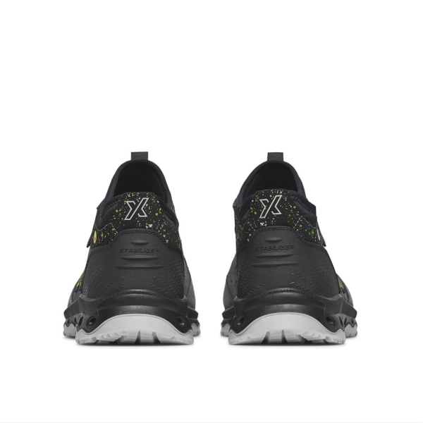 Pantofi Exena Neptune S1P ESD SRC, rezistent la abraziune, Energy PU 2D, Închidere, Insiretare prin perforatii consolidate cu capse metalice