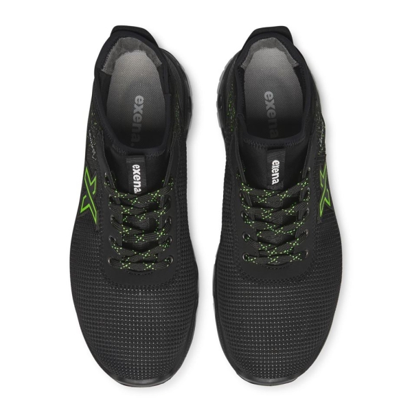 Pantofi Exena Jupiter S3 ESD SRC - rezistent la abraziune, Energy, PU 2D, Insiretare prin perforatii consolidate cu capse metalice