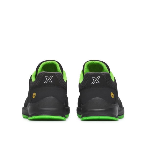 Pantofi Exena Revolt S1P ESD SRC, sintetic, PU 2D, Tip burduf - dublata cu material spongios, Insiretare prin perforatii consolidate cu capse nemetalice