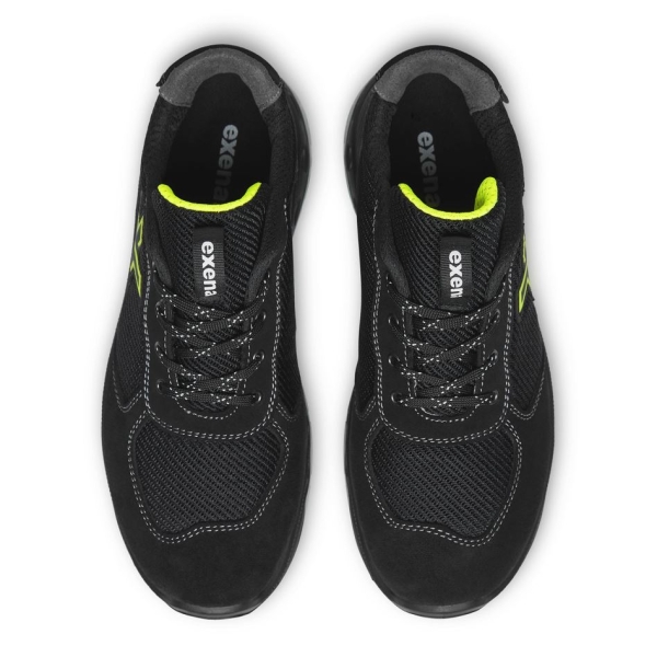 Pantofi Exena Stardust S1P ESD SRC rezistent la abraziune PU 2D Insiretare prin perforatii consolidate cu capse metalice Da