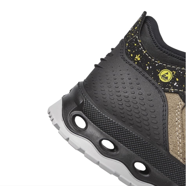 Pantofi Exena Sun S1P ESD SRC rezistent la abraziune Energy PU 2D Insiretare prin perforatii consolidate cu capse metalice