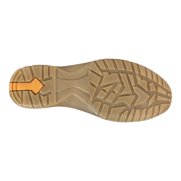 Pantofi Exena Gea S3 L FO SR -rezistent la abraziune, asigură aerisirea piciorului, Energy, PU 2D, Tip burduf - dublata cu material spongios