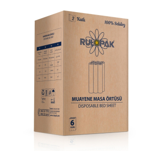 Rola medicala pentru examinare tip cearceaf, 2 straturi, 50m latime, 50 cm latime, 100 portii/rola, 6 role/bax, Rulopak