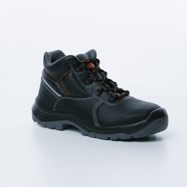 Bocanci Phoenix2 S3S  - Piele - Crupon-Pigmentat-Hidrofug - Branț : PU/2d Negru