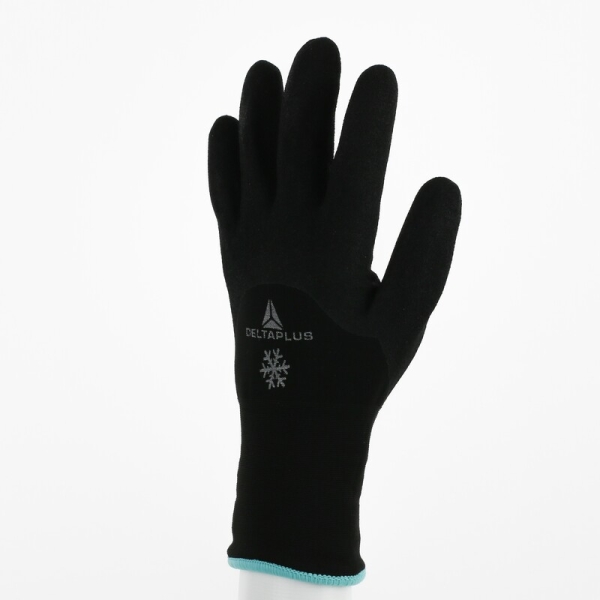 Mănușă tricotată cu strat protector - Acril, Poliamidă - Spumă de nitril - Calibru : 13, culori: Negru