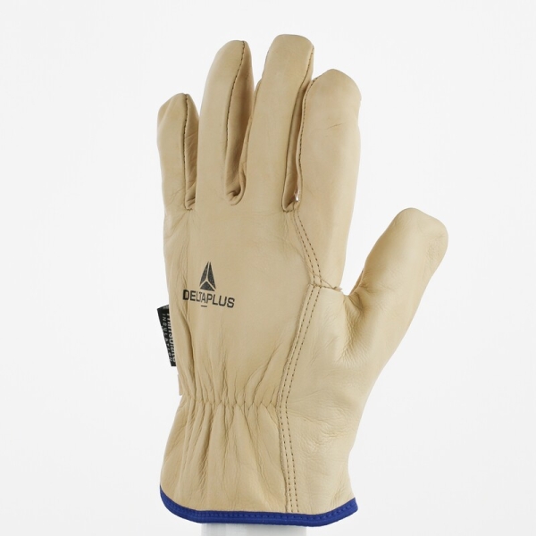 Mănușă preformată palmă piele/dos piele - Bovină, culori: Bej