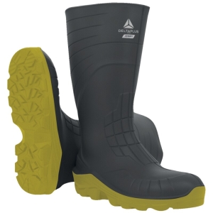 Cizme Aerobuild S5   - PU - Branț : PU Gri-Galben, Kaki