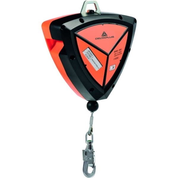 Tambur cablu - ABS, Oțel galvanizat, culoare Negru-Portocaliu