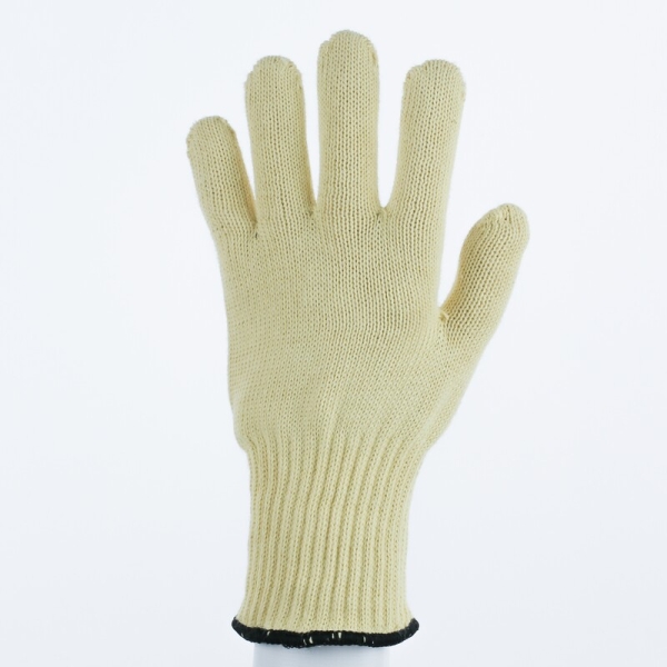 Mănușă tricotată fără strat protector - Aramidă, Bumbac - Calibru : 7, culoare Galben