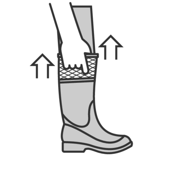 Cizme Nickel S5 Mas   - PVC - Branț : Nitril/PVC Negru