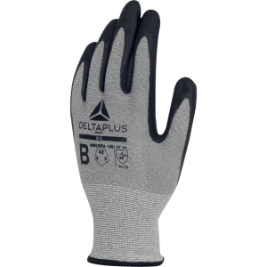 Mănușă tricotată cu strat protector - Econocut - Spumă de nitril - Calibru : 18 - Pungă de 3, culori: Gri-Negru