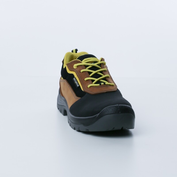 Pantofi De Protecție Eiger S3S   - Material textil - Piele șpăltuită cu membrană din PU - Piele de vacă - Membrană PU - Branț : PU/2d Maro