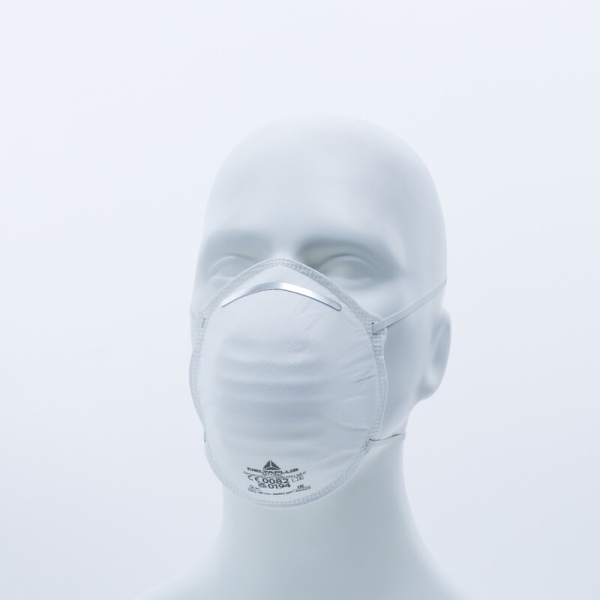 Semimască de unică folosință - Material sintetic nețesut - Cutie de 20, culoare Alb