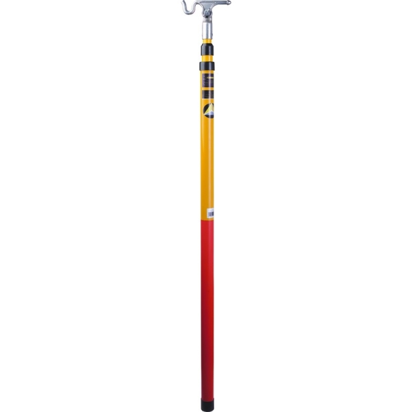 Braț telescopic - Fibră de sticlă, culoare Roșu-Galben fluorescent