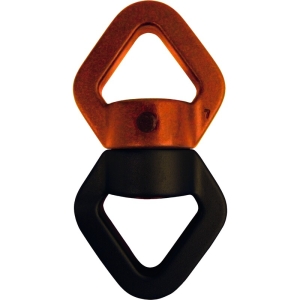 Articulație dublă pe rulment cu bile - Aluminiu, culoare Negru-Portocaliu